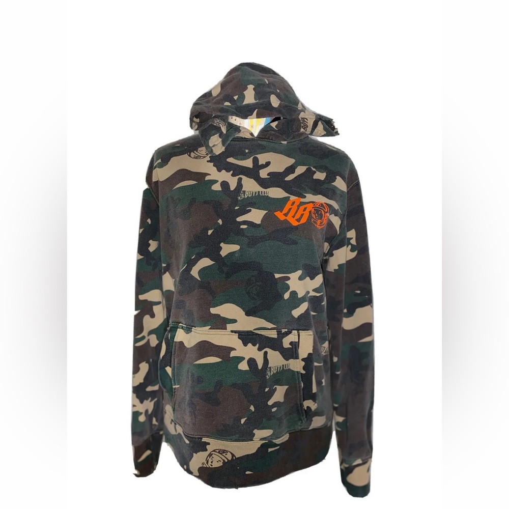 Billionaire Boys Club pull over hoodie. Camo. Size: M.